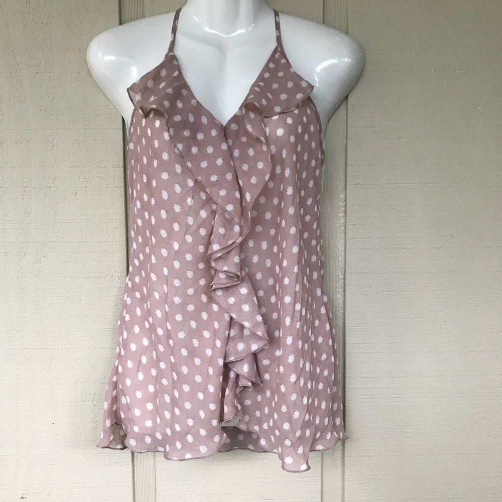 Polka dot sleeveless tunic